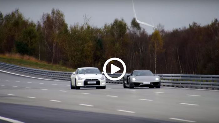 918 Spyder Vs GT-R 1.200 PS