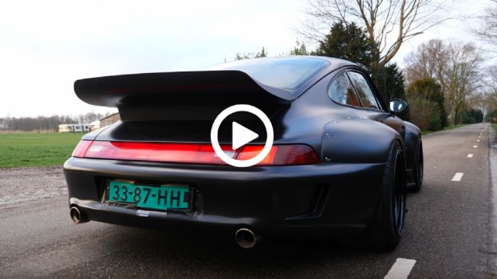 Oνειρική Porsche 993 σε επιτάχυνση Oνειρική Porsche 993 σε επιτάχυνση