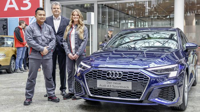 Η έναρξη της παραγωγής του νέου Audi A3 Sportback είναι γεγονός.