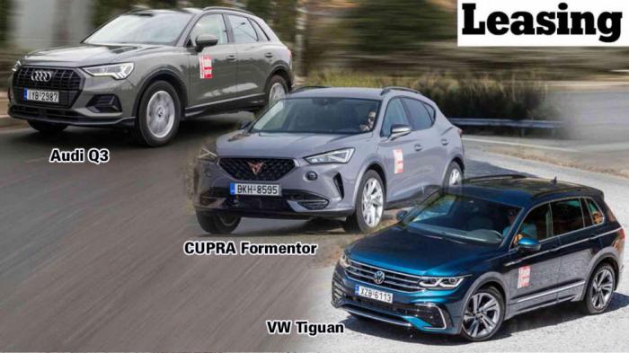      CUPRA Formentor, VW Tiguan & Audi Q3; 
