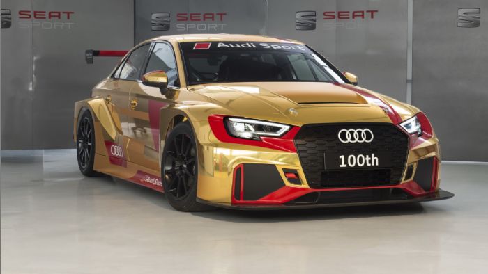 Το αγωνιστικό τμήμα της Audi Sport μόλις κατασκεύασε το 100ο αντίτυπο του Audi RS3 LMS, σε λιγότερο από ένα χρόνο από το λανσάρισμά του.