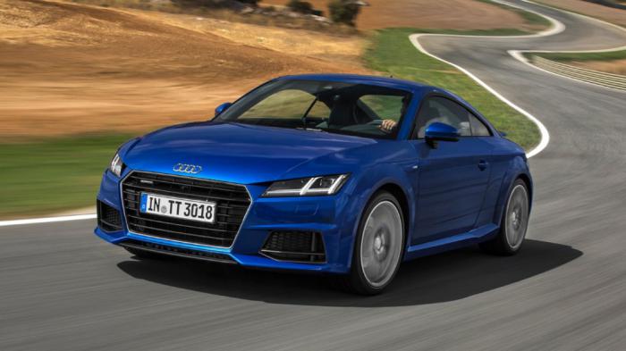 Στην εικόνα βλέπετε το τρέχον Audi TT coupe.