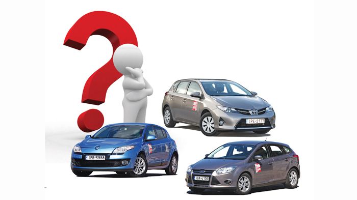 Τα Ford Focus, Renault Megane και Toyota Auris προσφέρουν τα πάντα, ενώ στις diesel εκδόσεις τους σου δίνουν ένα παραπάνω λόγο για να τα αγοράσεις.
