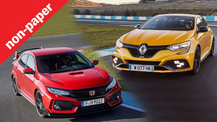 Όταν μιλάμε για τα πιο άγρια hot hatch, το Renault Megane RS Trophy και το Honda Civic Type R είναι τα δύο ονόματα που ξεχωρίζουν.