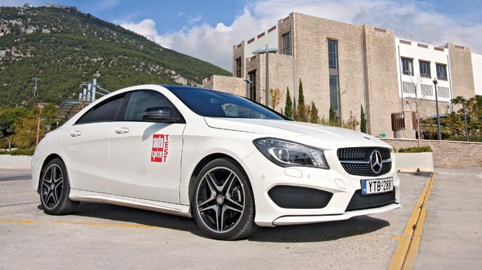 Η Mercedes CLA είναι μακράν σαγηνευτική, είτε φοράς το AMG κοστούμι του μοντέλου της δοκιμής, είτε όχι.