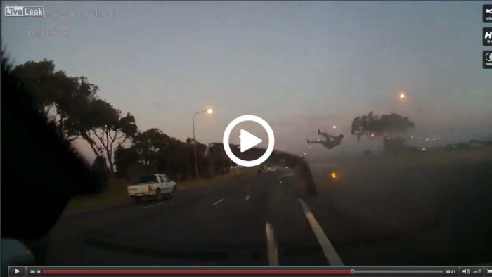 Σοκαριστικό ατύχημα! (video) Σοκαριστικό ατύχημα! (video)