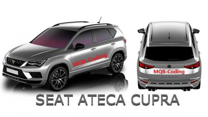 Μία εικόνα που δείχνει το SEAT Ateca, υπό το σήμα της Cupra διέρρευσε στο διαδίκτυο.
