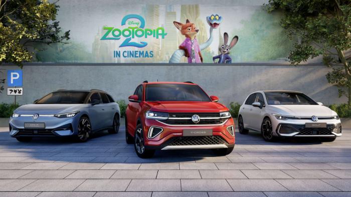 Τα ηλεκτρικά Volkswagen πρωταγωνιστούν στο Zootopia 2 ως… Wolfswagen