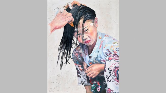 Η Ντένη Θεοχαράκη στην Art Athina 2019