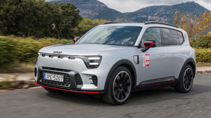 Πρώτη δοκιμή: smart #5 BRABUS - Μεγάλοι χώροι & επιδόσεις-ηλεκτροσόκ Πρώτη δοκιμή: smart #5 BRABUS - Μεγάλοι χώροι & επιδόσεις-ηλεκτροσόκ