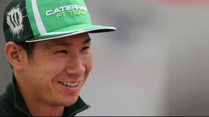 Ο Kobayashi στο Abu Dhabi με την Caterham Ο Kobayashi στο Abu Dhabi με την Caterham