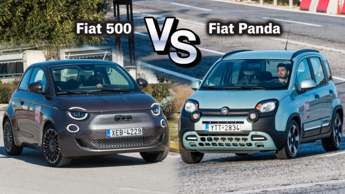 Μίνι Fiat αλλά ποιο; Fiat Panda ή Fiat 500; 