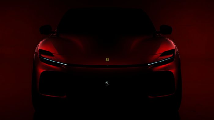 To πρώτο επίσημο teaser για τη νέα Ferrari Purosangue
