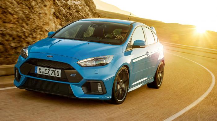 Στην εικόνα βλέπετε το τρέχον Ford Focus RS.