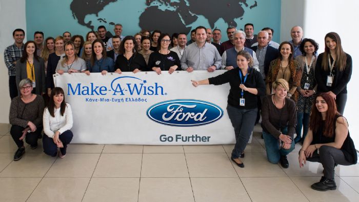 Η Ford Ελλάδας προσφέρει δώρα σε παιδιά του Make-a-Wish Η Ford Ελλάδας προσφέρει δώρα σε παιδιά του Make-a-Wish