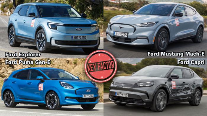 Tα key facts των ηλεκτρικών αυτοκινήτων της Ford