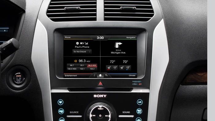 Infotainment συστήματα Ford με κουμπιά