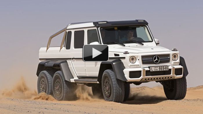 Η 6τροχη G 63 AMG εφοδιάζεται με έναν twin-turbo 5,5 λτ. V8, ο οποίος αποδίδει 536 ίππους. 