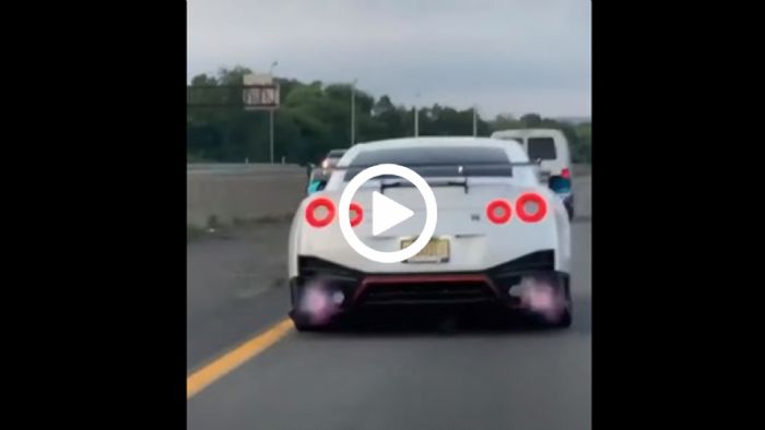 Nissan GT-R NISMO τρομοκρατεί κόσμο σε αυτοκινητόδρομο 