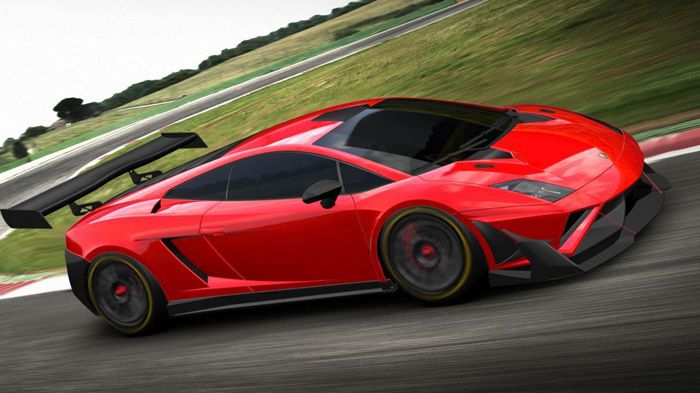 Το -αγωνιστικών προδιαγραφών- supercar, βασίζεται στην πρόσφατα ανανεωμένη Galla Το -αγωνιστικών προδιαγραφών- supercar, βασίζεται στην πρόσφατα ανανεωμένη Gallardo, αλλά με αρκετές μετατροπές.