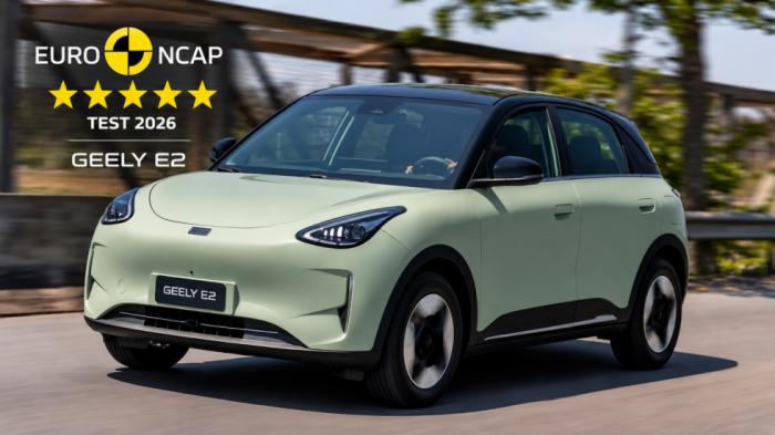 Geely E2: 5άστερη ασφάλεια με φυσικά πλήκτρα & «επίβλεψη» καμπίνας