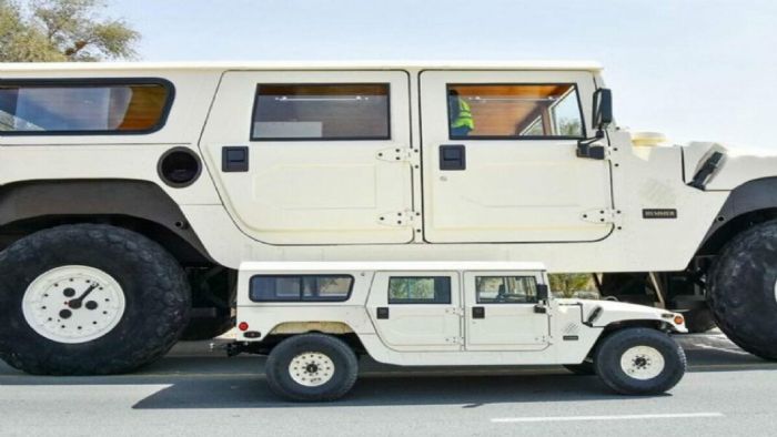 Το μεγαλύτερο Hummer στον κόσμο έχει και διαμέρισμα μέσα!
