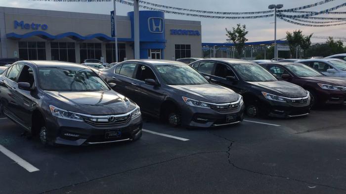 Ληστές χτύπησαν αντιπροσωπία της Honda Ληστές χτύπησαν αντιπροσωπία της Honda