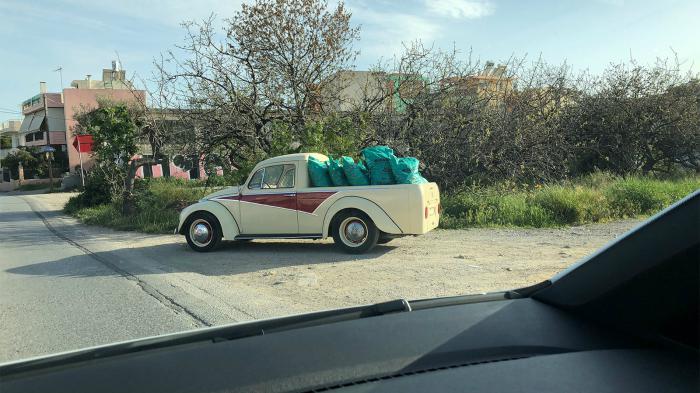 Ο ελληνικός σκαραβαίος σε Pick-Up.