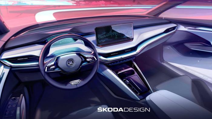 Το εσωτερικό του νέου Skoda Enyaq iV (+video) Το εσωτερικό του νέου Skoda Enyaq iV (+video)