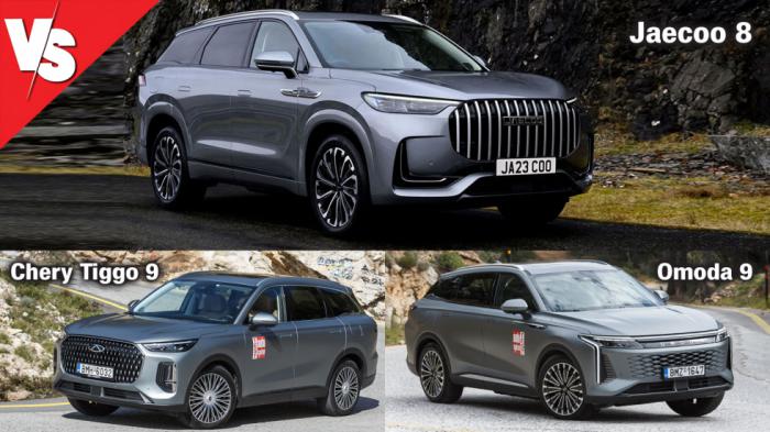Jaecoo 8, Chery Tiggo 9 � Omoda 9: ���� ���� �� ������ & ����������;
