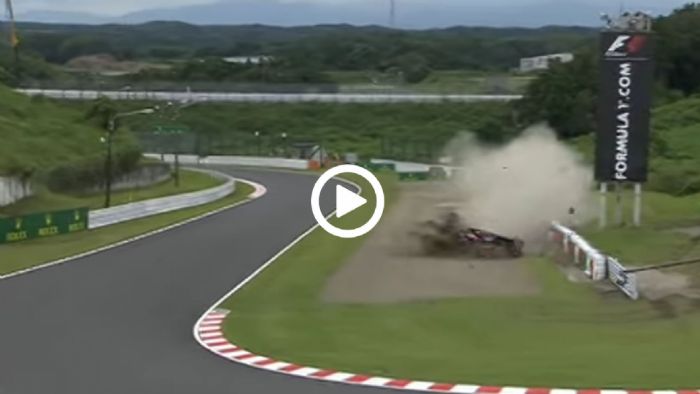 Ο Kvyat τα είδε όλα στη Suzuka (video)