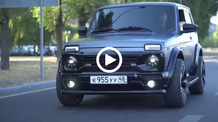 «Αλήτικο» Lada Niva με πινελιές G-Class