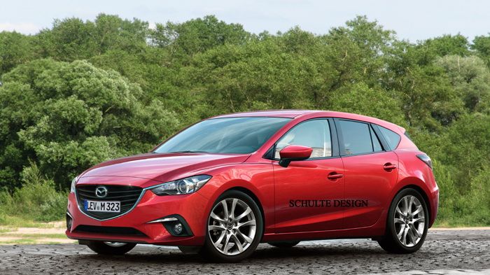 H επόμενη γενιά του Mazda 3 «αποκαλύπτεται» κι εντάσσεται με τη σειρά της στη νέα σχεδιαστική φιλοσοφία της ιαπωνικής εταιρείας (ηλεκτρονικά επεξεργασμένη εικόνα).