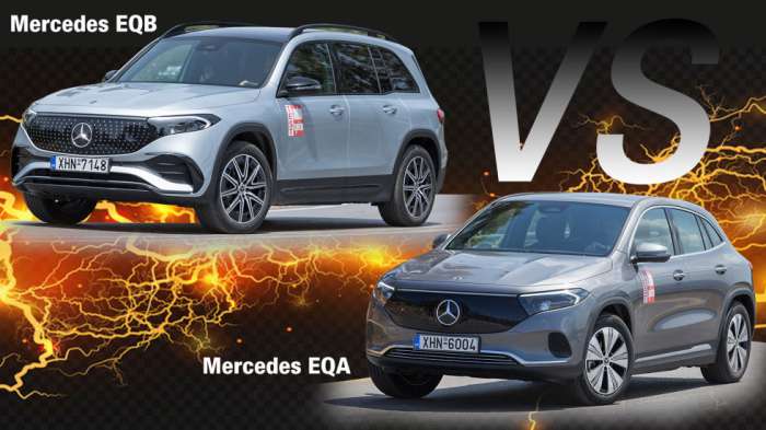 Mercedes EQA ή Mercedes EQB; Πού διαφέρουν; Mercedes EQA ή Mercedes EQB; Πού διαφέρουν;