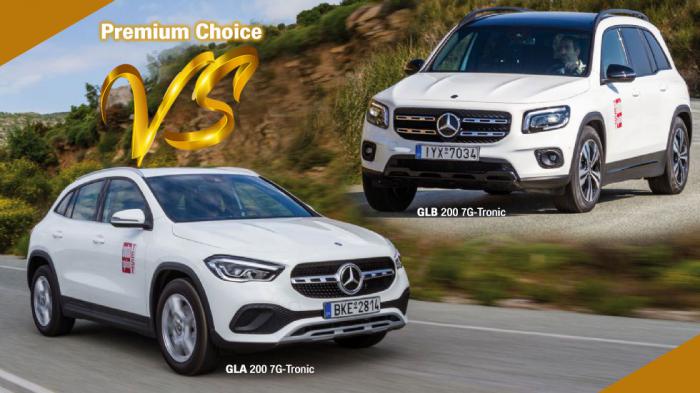 GLA  GLB:  Mercedes SUV  ;