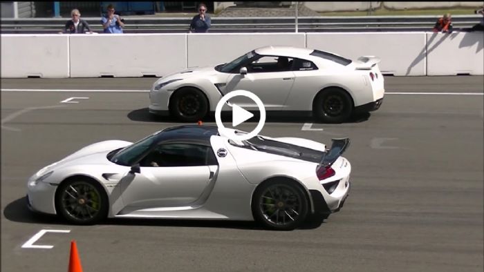 Nissan GT-R vs Porsche 918 Spyder