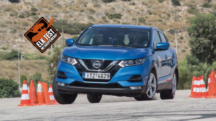 Πόσο καλά στρίβει το προηγούμενο Qashqai στο Elk Test; Πόσο καλά στρίβει το προηγούμενο Qashqai στο Elk Test;