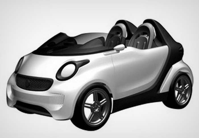 Τα σχέδια της πιο «εκκεντρικής» έκδοσης του Smart που μόλις κατοχύρωσε η Mercedes 