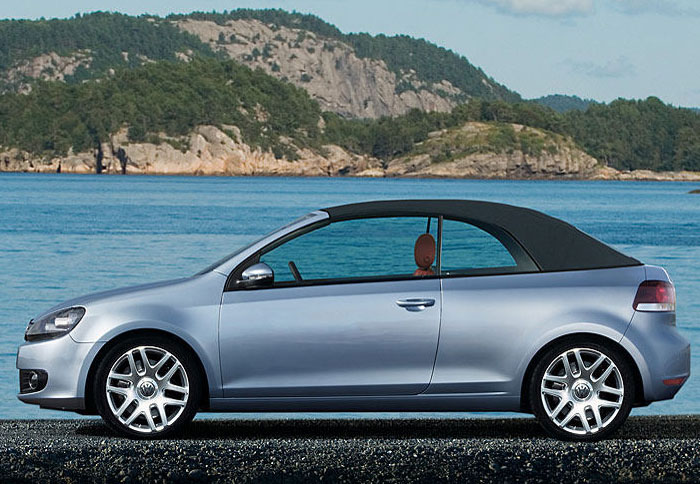 Ανεπίσημη φωτογραφία του VW Golf Cabrio του οποίου η κατασκευή θα ξεκινήσει την άνοιξη του 2011 