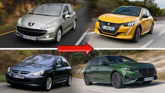 Η εξέλιξη της Peugeot από το 7 στο 8