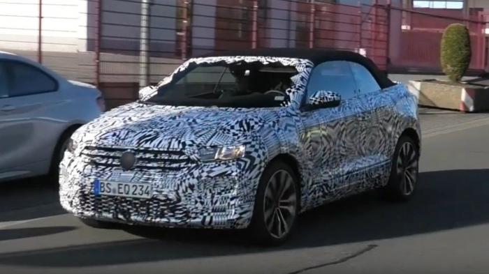 Δοκιμών συνέχεια για το VW T-Roc cabrio (+vid)