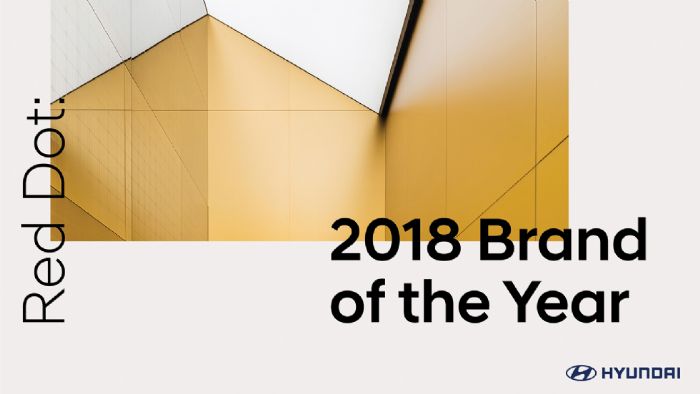 H Hyundai «Μάρκα της Χρονιάς 2018» στα Red Dot Awards H Hyundai «Μάρκα της Χρονιάς 2018» στα Red Dot Awards