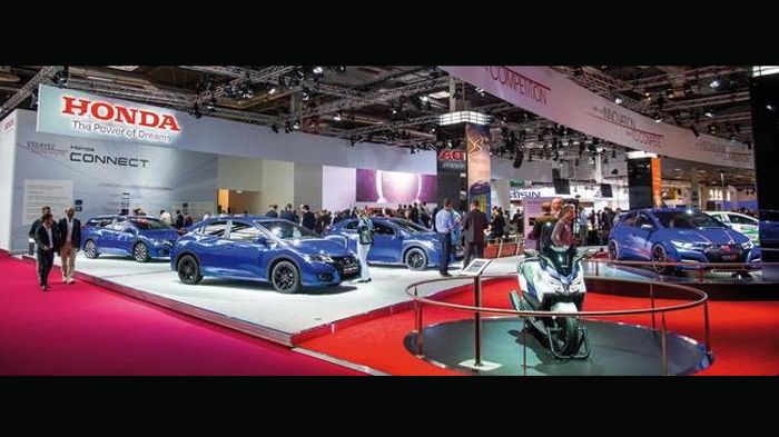 Το stand της Honda στην Έκθεση Παρισιού