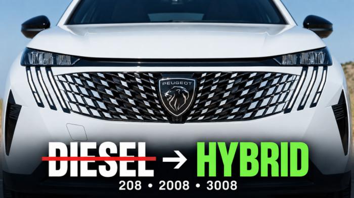 H Peugeot ������ �� diesel ��� �� �ybrid: �������� 208, 2008 ��� 3008