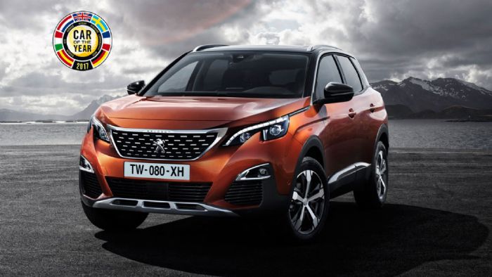 To νέο Peugeot 3008 κέρδισε το βραβείο του Car of the Year 2017.