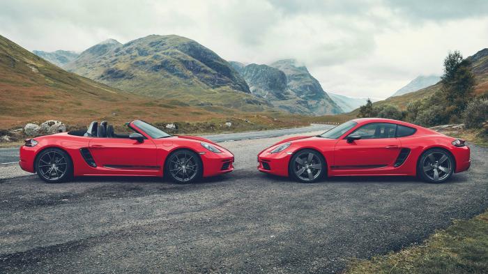 Nέες Porsche 718 Cayman T και Boxster T Nέες Porsche 718 Cayman T και Boxster T