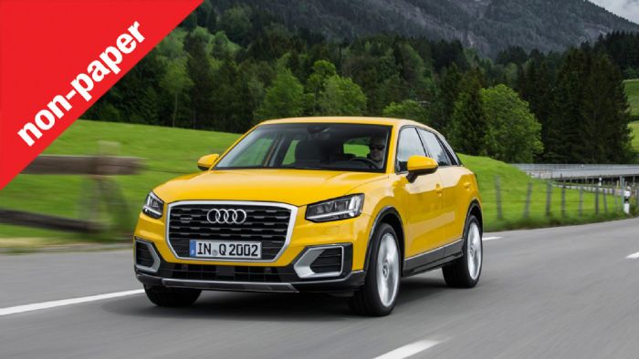 Το Audi Q2 ξεχωρίζει από την υπόλοιπη γκάμα της Audi αμέσως.