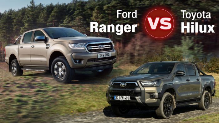 Η μάχη των best-seller: Ford Ranger Vs Toyota Hilux