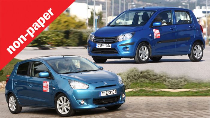 Τα Mitsubishi Space Star και Suzuki Celerio είναι δύο μοντέλα που σου βγάζουν την αίσθηση του «παλιού» παρά το γεγονός πως είναι καινούργια!