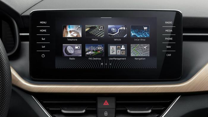 Nέες εικόνες του εσωτερικού του Skoda Scala Nέες εικόνες του εσωτερικού του Skoda Scala